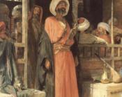 The Door of a Café in Cairo - 约翰·费德里克·里维斯